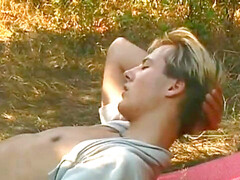 Suck off, deepthroat, ash-blonde