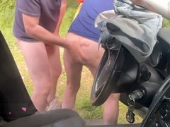 Gay, real amateur, forest cruising