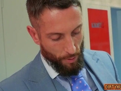 Jizz Flow's tight ass pounded hard by a muscular straight guy's hard cock