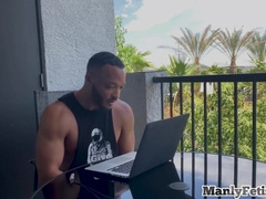 STUDLY FETISH - Black wolf mesmerizes and POINT OF VIEW barebacks BEAU after suck