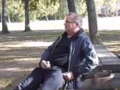 Jack and cum in public 2