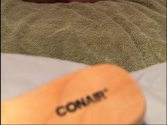 Sissy Fucked by 9 Inch Black Dildo 8