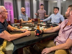 Poker Night Groupsex - Casey Everett, Link Parker, Ryan Carter, Drew Sebastian
