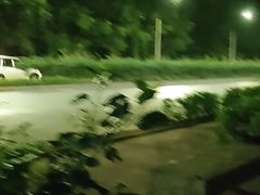 Walking naked on the road