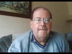 grandpa stroke on webcam