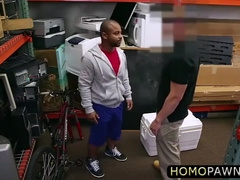 Horny Staff Initiates Threesome Bareback In The Pawnshop