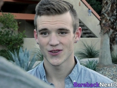 Tattooed man screws two of the cutest twinks he ever had