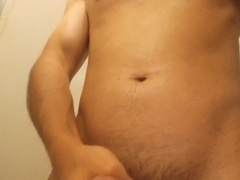 Spunk, bathroom, gay muscle