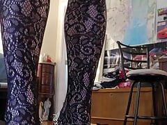 A new pair of tights and feeling every kind of right. Struttin my stuf and its never enough. Legs are shaply and nothing rymes