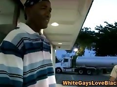 Watch gay interracial hunk jerk off