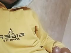 what if Shaking his dick wears a yellow jacket