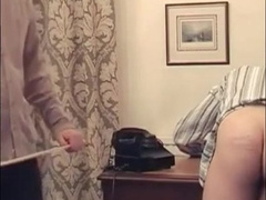 Headmaster cane boy for smoking. 3