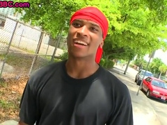 Black Bottom Fucked By White Dick Outdoor In Anal Hole