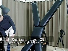 Young Man Spanked on a Bondage Cross