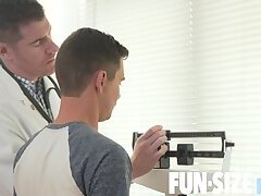 FunSizeBoys - Tall Hung Doctor plows petite muscular twink bareback