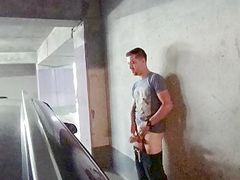 Masturbate in public parking lot