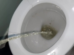Fat Pee Compilation in Wc and a Whiskey Glass!