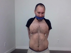 Nipple Play And Cuffed