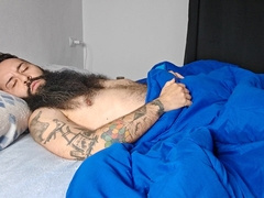 Dude with unshaved ball sack was having humid fantasies