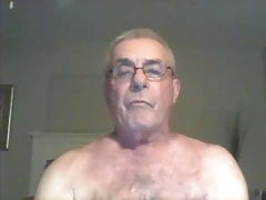 Daddy cums on cam