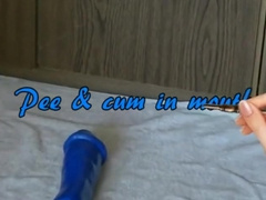 Pee & cum in mouth
