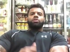 Black Guy Jerks His Gigantic Chisel Outdoors