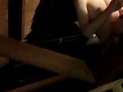 Straight guys have fun masturbating in the attic