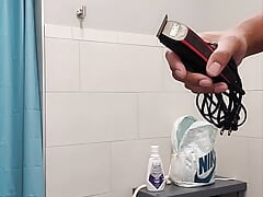 Miguel Brown getting dressed start to end in the bathroom