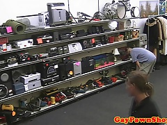 Pawnshop divorcee assfucked until cuminmouth