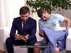 GAYLAWOFFICE turned Gay Jake Mills Dicked In moist threeway