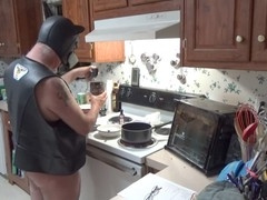 Pup Cooks Naked