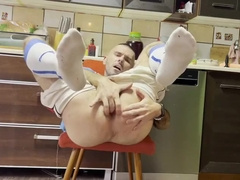 Ass Streching And Anal Orgasm After Soccer Training