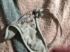My cumshot on her tanga