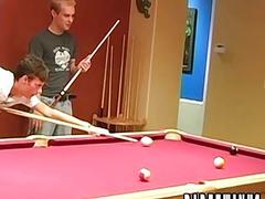 Surfer twink barebacking his lover after oral session