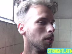 Hairy dude Willy licks every drop of my luscious cum after sucking my cock