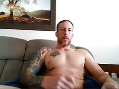 Daddy matt showoff his uncut cock