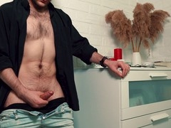 Hot Guy Jerks Loud Cum