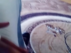 playing with black dick & cum slowmotion