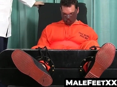 MaleFeetXXX.com - Wolf's stud-muncher costume play leads to kittling conformity
