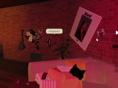 Uncircumcised footage of a catboy getting some great BIG BLACK COCK on roblox~