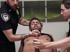 Two cops arrest a punk and fuck him up good