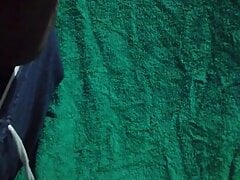 I CUM ON MY STEP SISTER'S TOWEL, SHE DESERVES IT