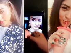 Shabana Shajahan Cum Tribute #1 - From White Dick