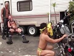 Two Biker and a Twink