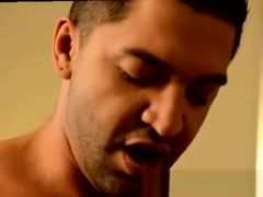 High heel gay twink He's completed work for the day and is anxious to