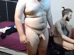 luxurious argentinian chub cub pummeling around with his fellow