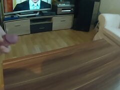 Cum on Table 2 Times