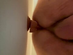 Dildo fucking on my bsck