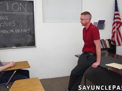 Brody Kayman gives his naughty student Damian Rose a good ass pound