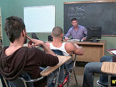 Big dicks At school . jizz-shotgun massage in gay porn video